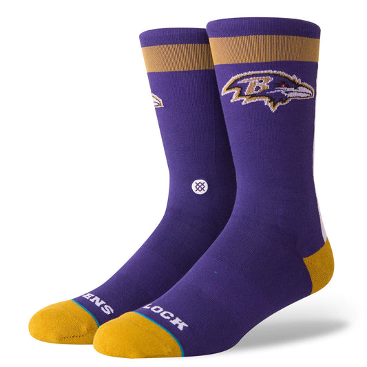 Ponožky Stance NFL Baltimore Ravens Flock fialové