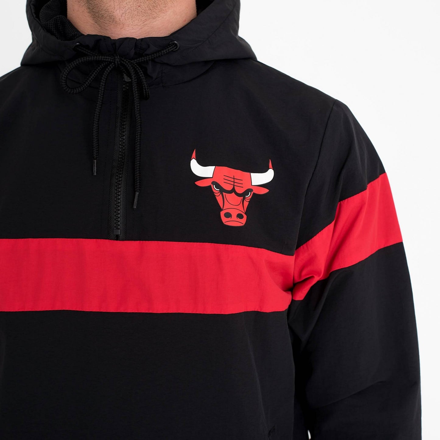 New Era Bunda Nba Windbreaker Chicago Bulls Black