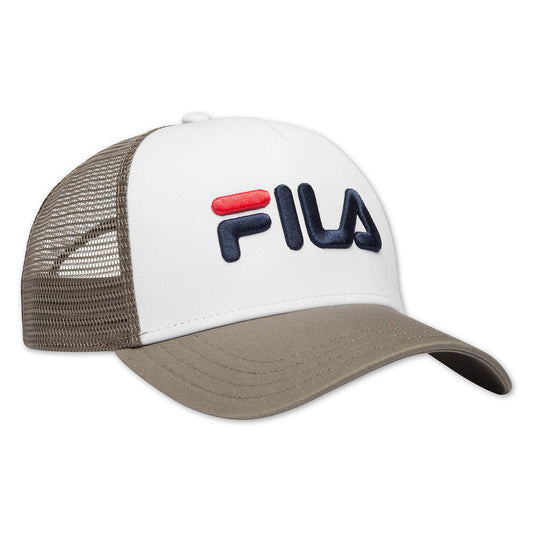 Fila Trucker Cap Leniar Logo Sea Spray/Bright White