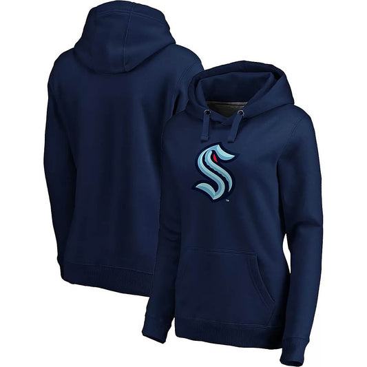 Fanatics Seattle Kraken Primary Hoodie Navy