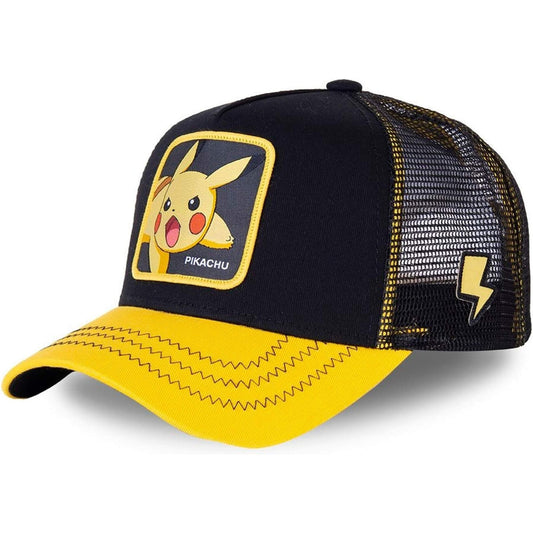 Šiltovka Capslab Trucker Pokémon - Pikachu čierna