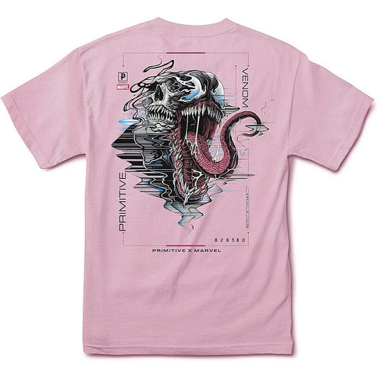 PRIMITIVE x MARVEL VENOM TEE PINK