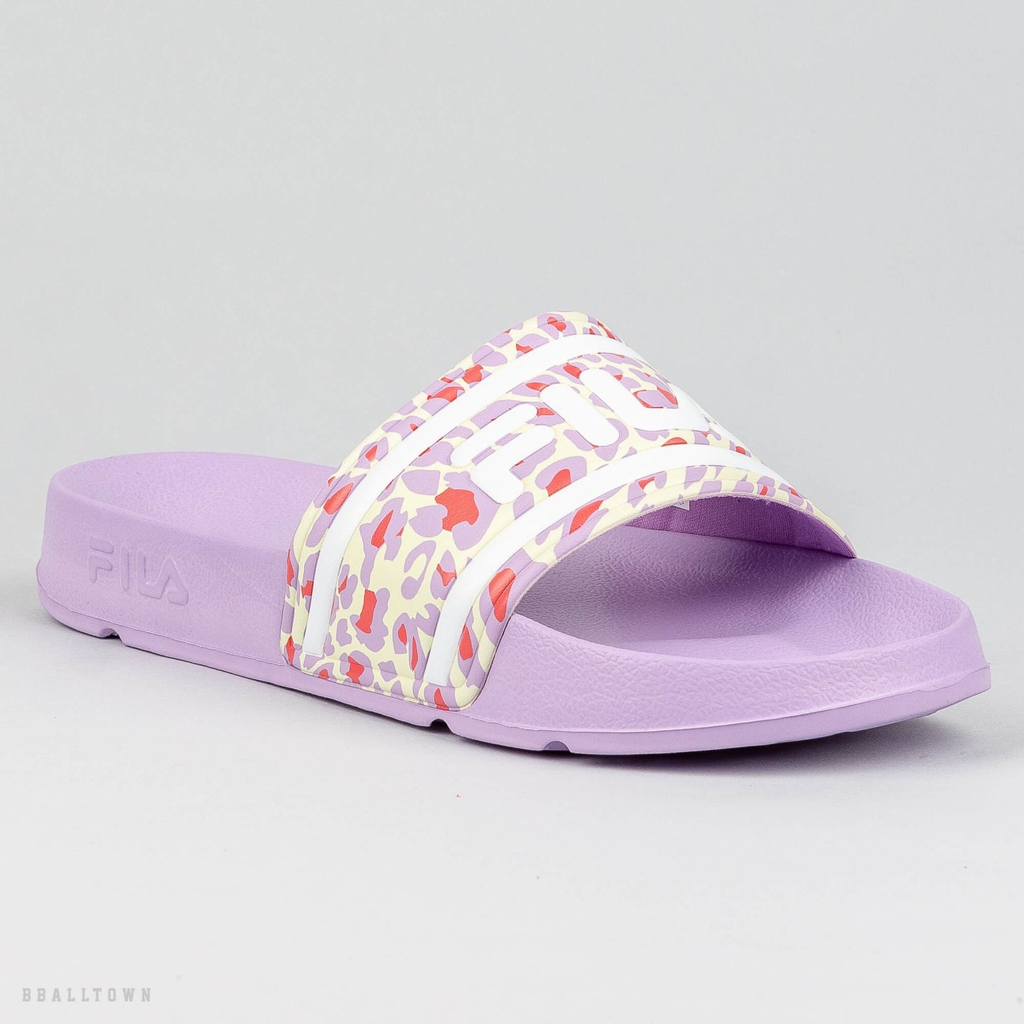 Dámske šľapky FILA MORROBAY SLIPPER QQ Wmn ORCHID PETAL LEOPARD