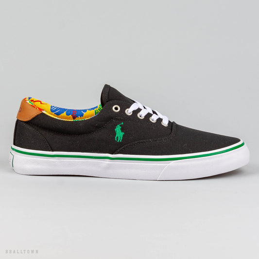 Polo Ralph Lauren THORTON SNEAKERS Black/English Green Pp