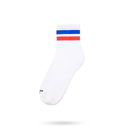 American Socks American Pride - Ankle High White/ Red/ Blue