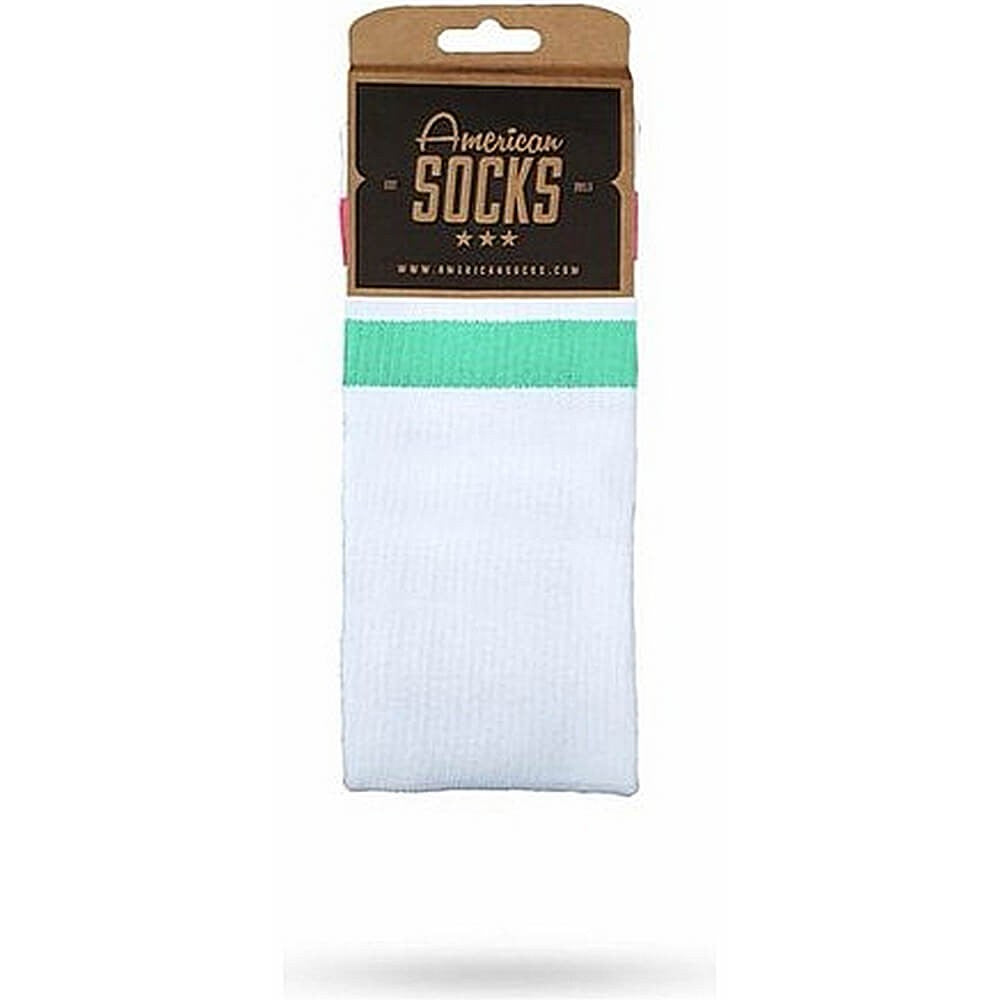 American Socks Vice City - Mid High White/Pink/Green