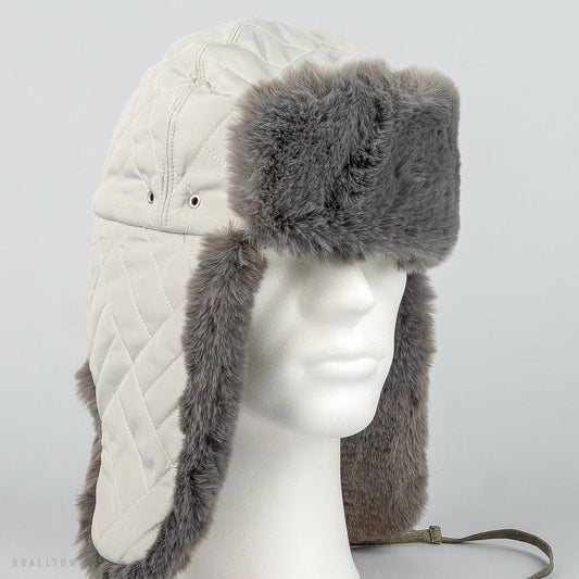 Kangol Quilter Trapper Light Grey