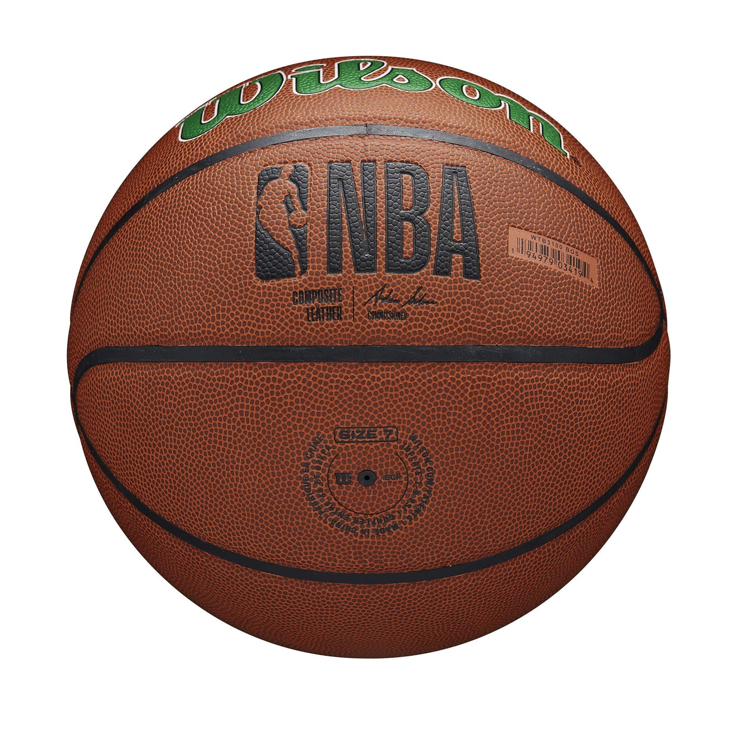 Basketbalová lopta Wilson NBA Team Alliance Composite Boston Celtics (veľkosť 7)