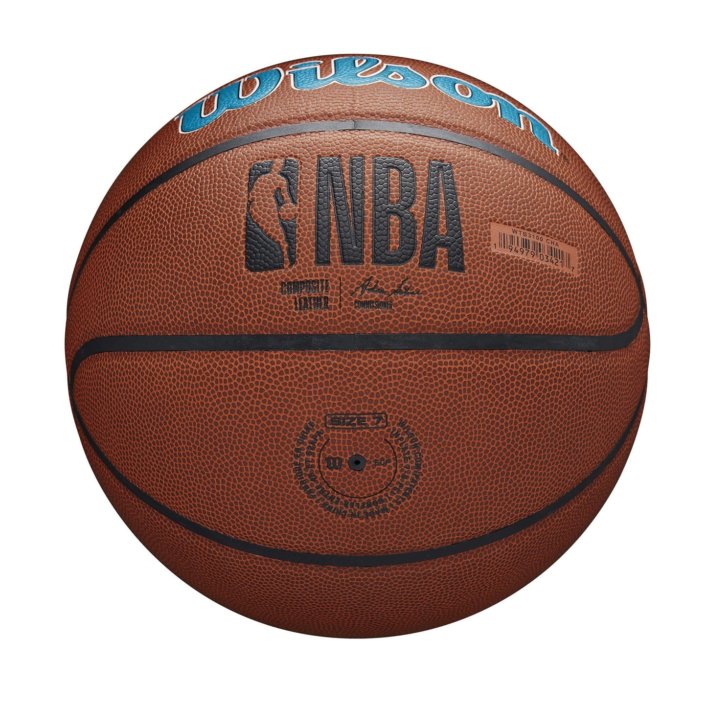 Basketbalová lopta Wilson NBA Team Alliance Composite Charlotte Hornets (veľkosť 7)