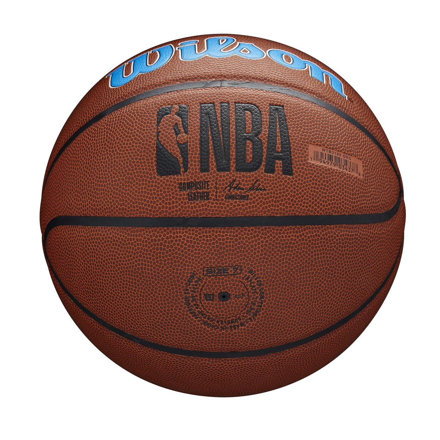 Basketbalová lopta Wilson NBA Team Alliance Composite Oklahoma City Thunder (veľkosť 7)