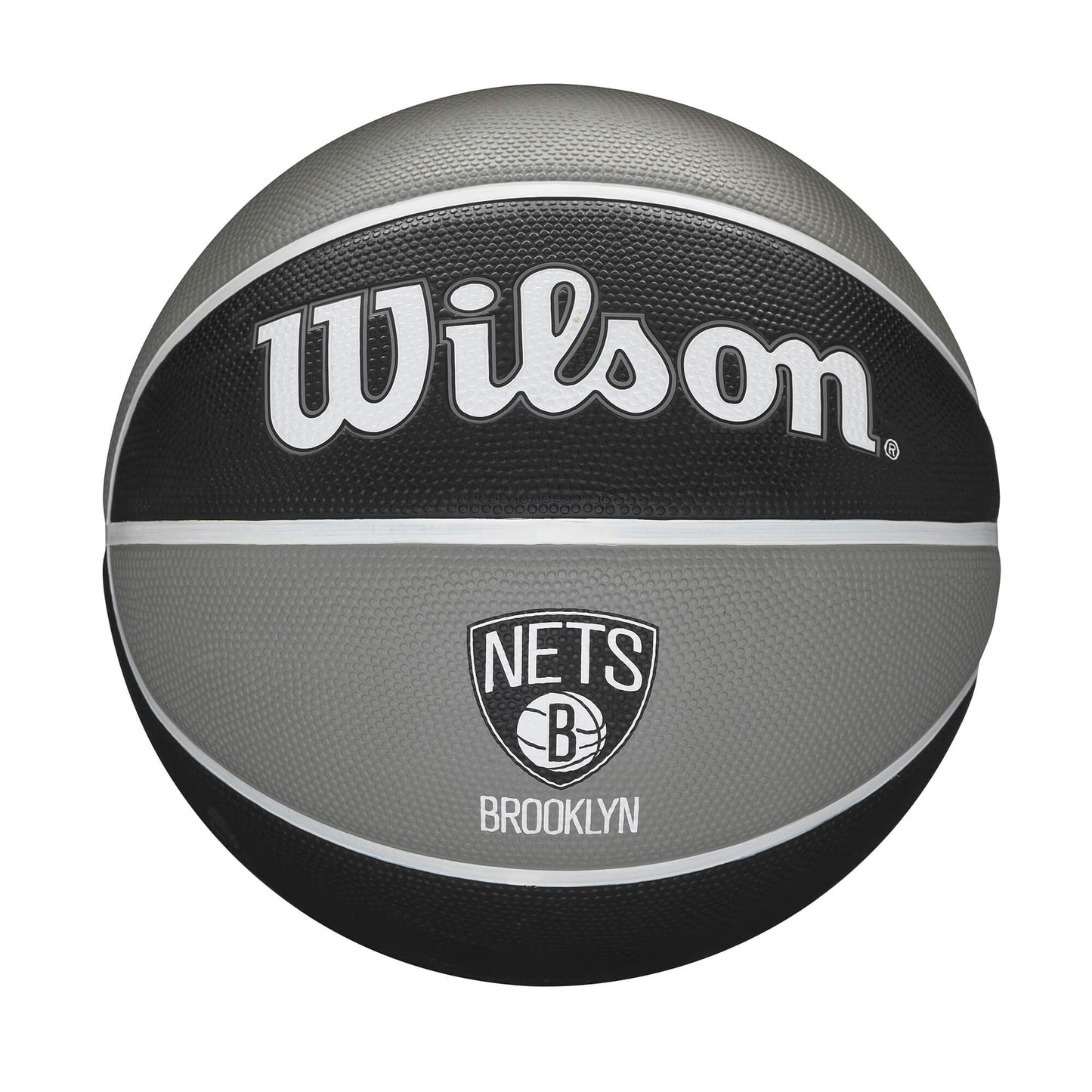 Basketbalová lopta Wilson NBA Team Tribute Brooklyn Nets (veľkosť 7) čierna/šedá