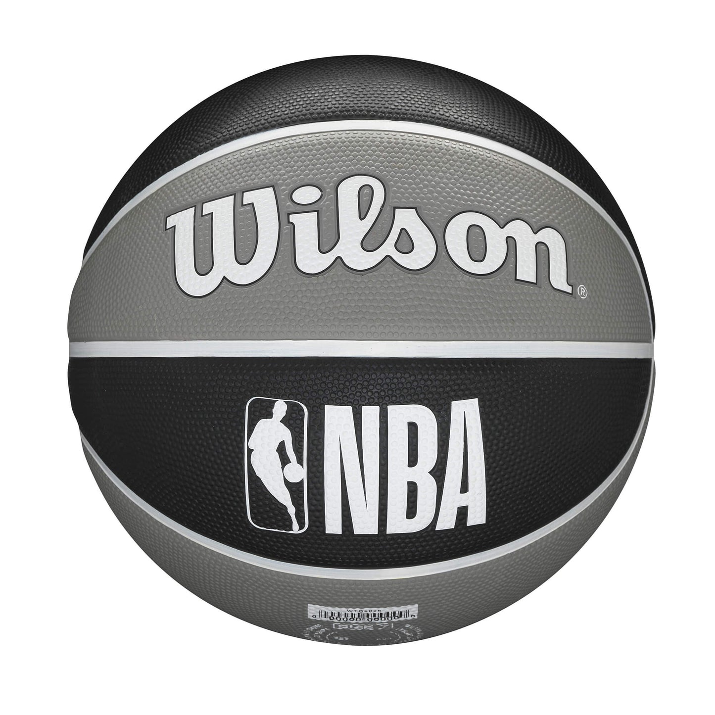 Basketbalová lopta Wilson NBA Team Tribute Brooklyn Nets (veľkosť 7) čierna/šedá