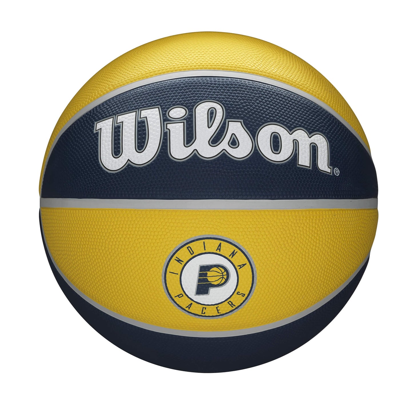 Basketbalová lopta Wilson NBA Team Tribute Indiana Pacers (veľkosť 7) žltá