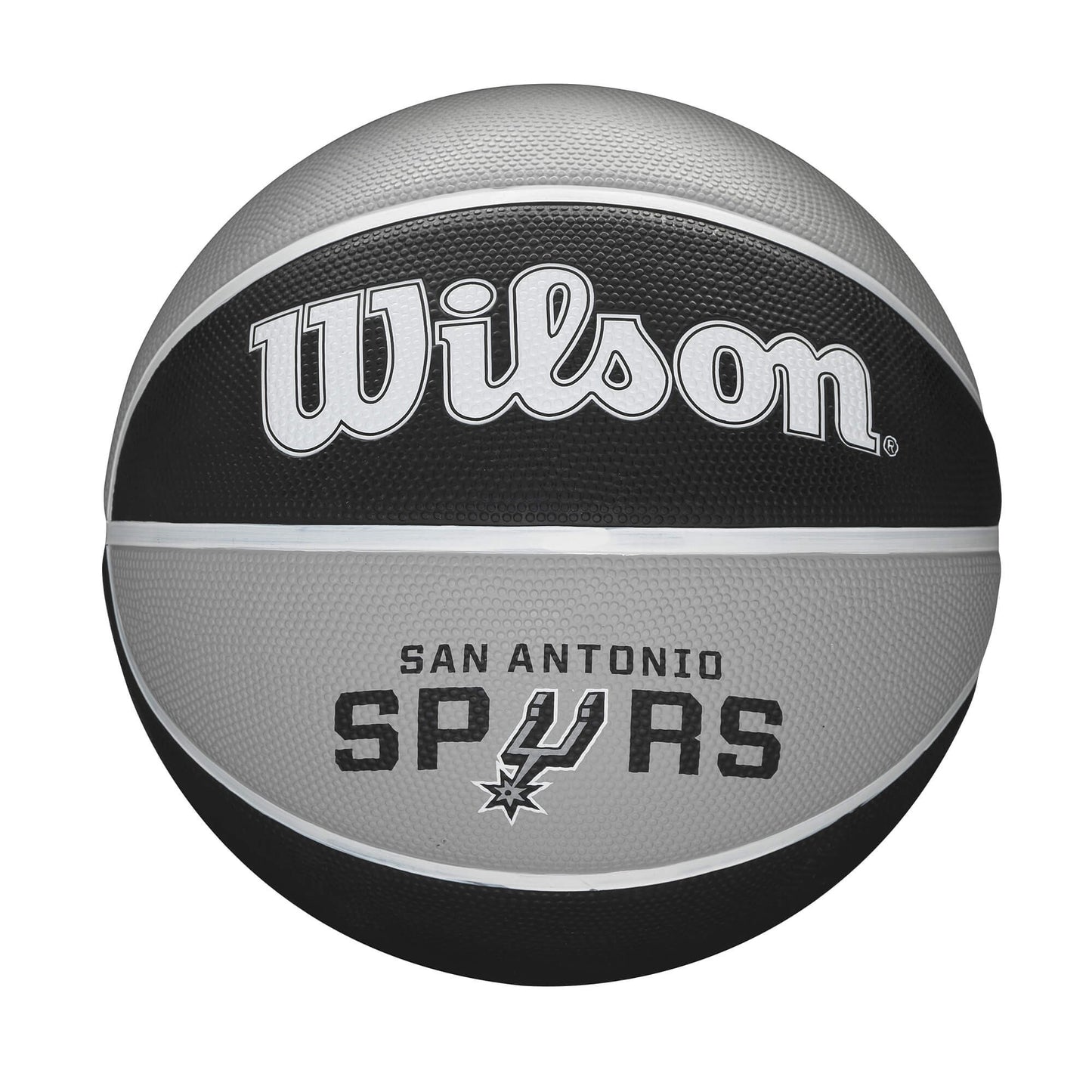 Basketbalová lopta Wilson NBA Team Tribute San Antonio Spurs (veľkosť 7) čierna/strieborná