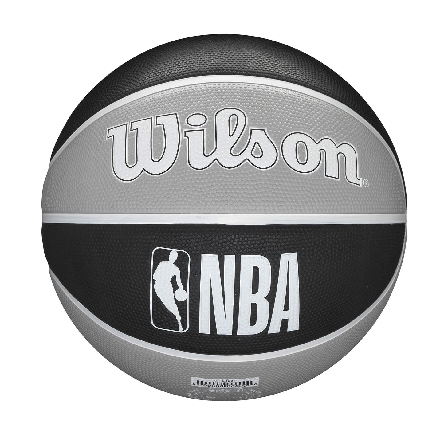 Basketbalová lopta Wilson NBA Team Tribute San Antonio Spurs (veľkosť 7) čierna/strieborná