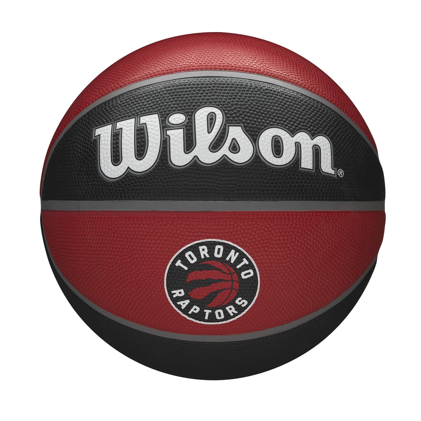 Basketbalová lopta Wilson NBA Team Tribute Toronto Raptors (veľkosť 7) červená/čierna