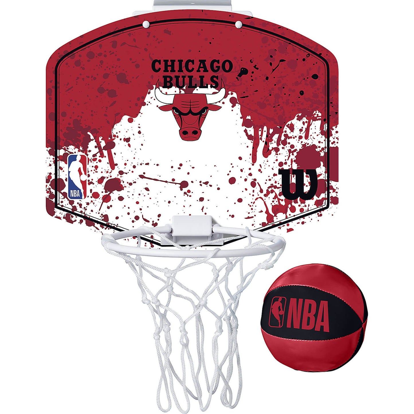 Mini basketbalový kôš Wilson NBA Team Mini Hoop Chicago Bulls