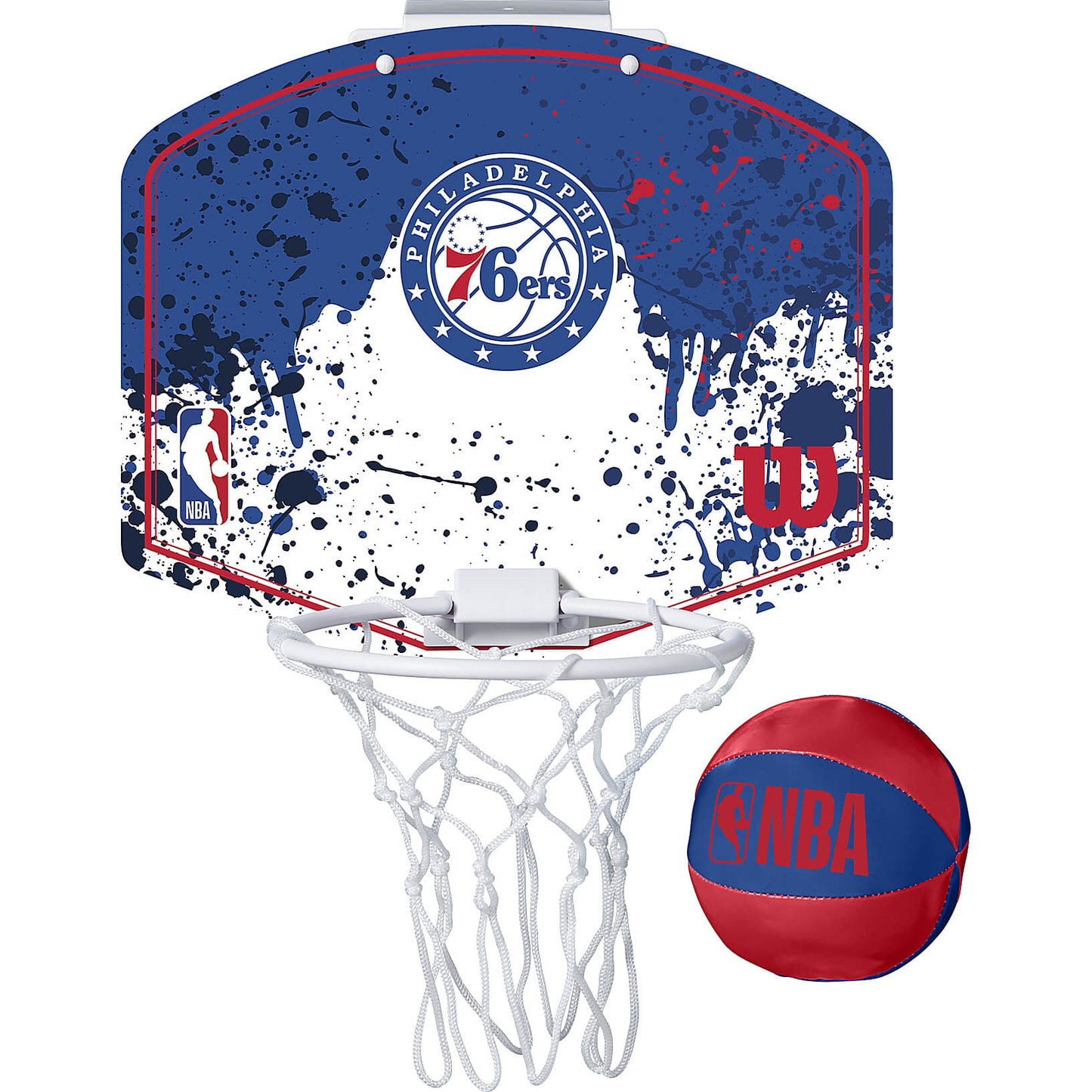 Mini basketbalový kôš Wilson NBA Team Mini Hoop Philadelphia 76ers