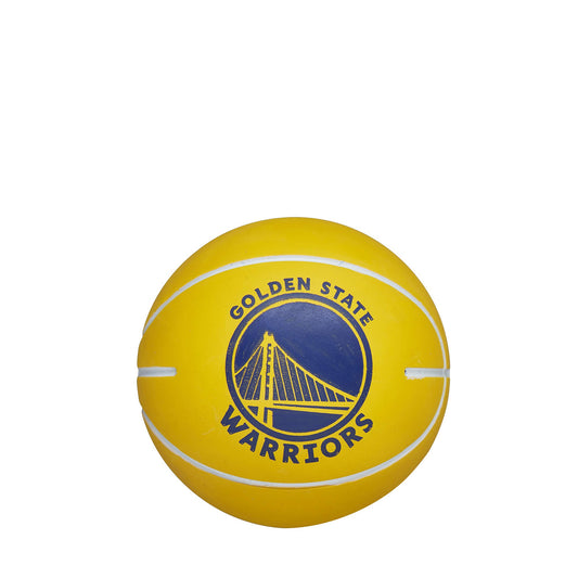 Basketbalová lopta Wilson NBA Dribbler Basketball Golden State Warriors (super mini) žltá