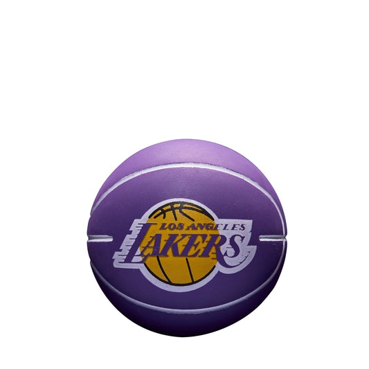 Basketbalová lopta Wilson NBA Dribbler Basketball Los Angeles Lakers (super mini) fialová