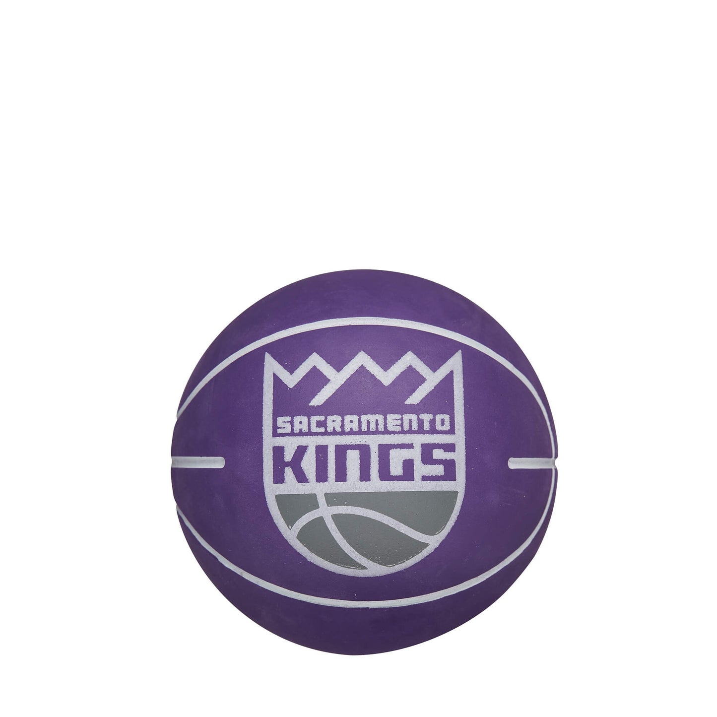 Basketbalová lopta Wilson NBA Dribbler Basketball Sacramento Kings (super mini) fialová