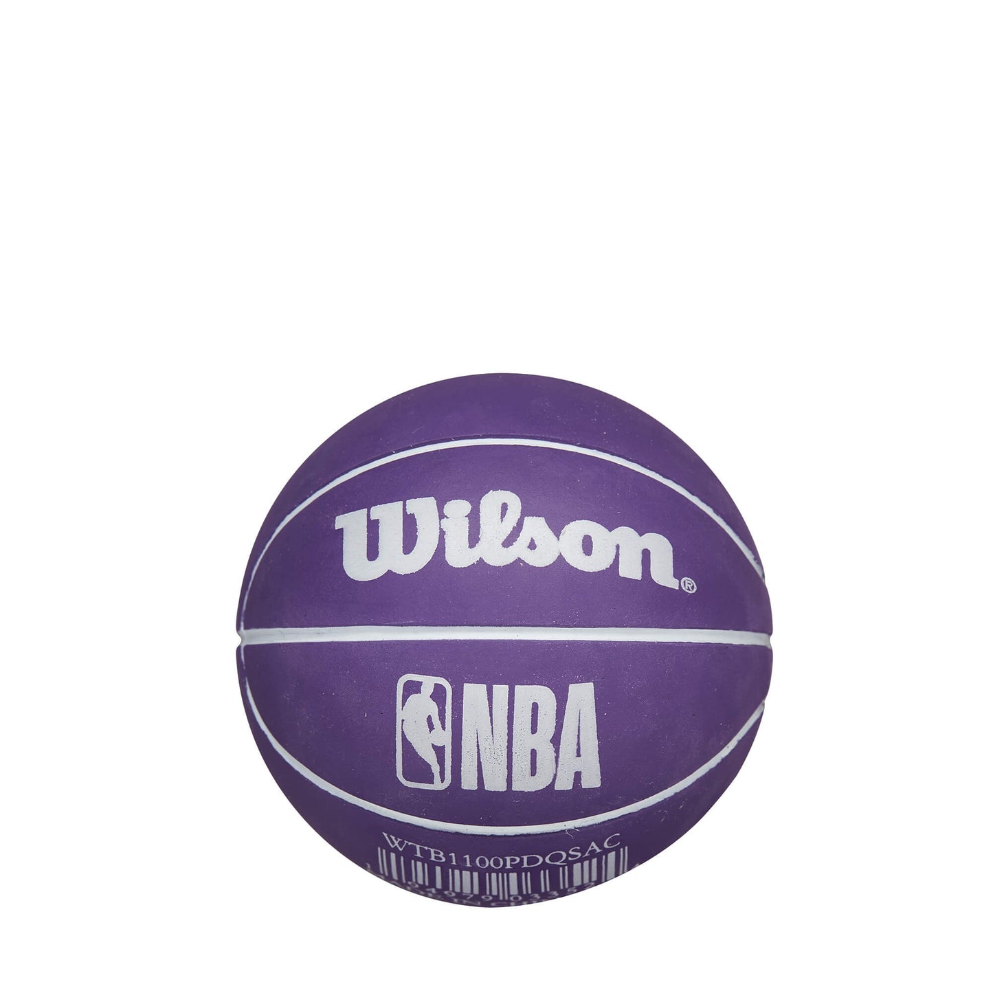 Basketbalová lopta Wilson NBA Dribbler Basketball Sacramento Kings (super mini) fialová