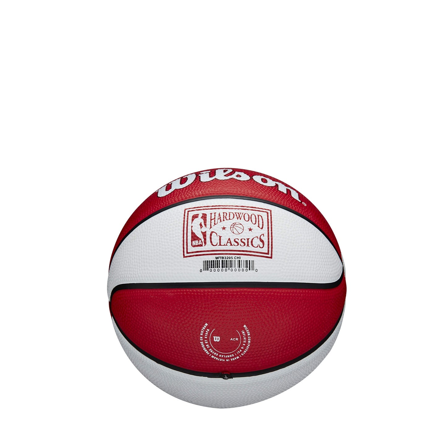 Basketbalová lopta Wilson NBA Team Retro Mini Chicago Bulls (veľkosť 3)