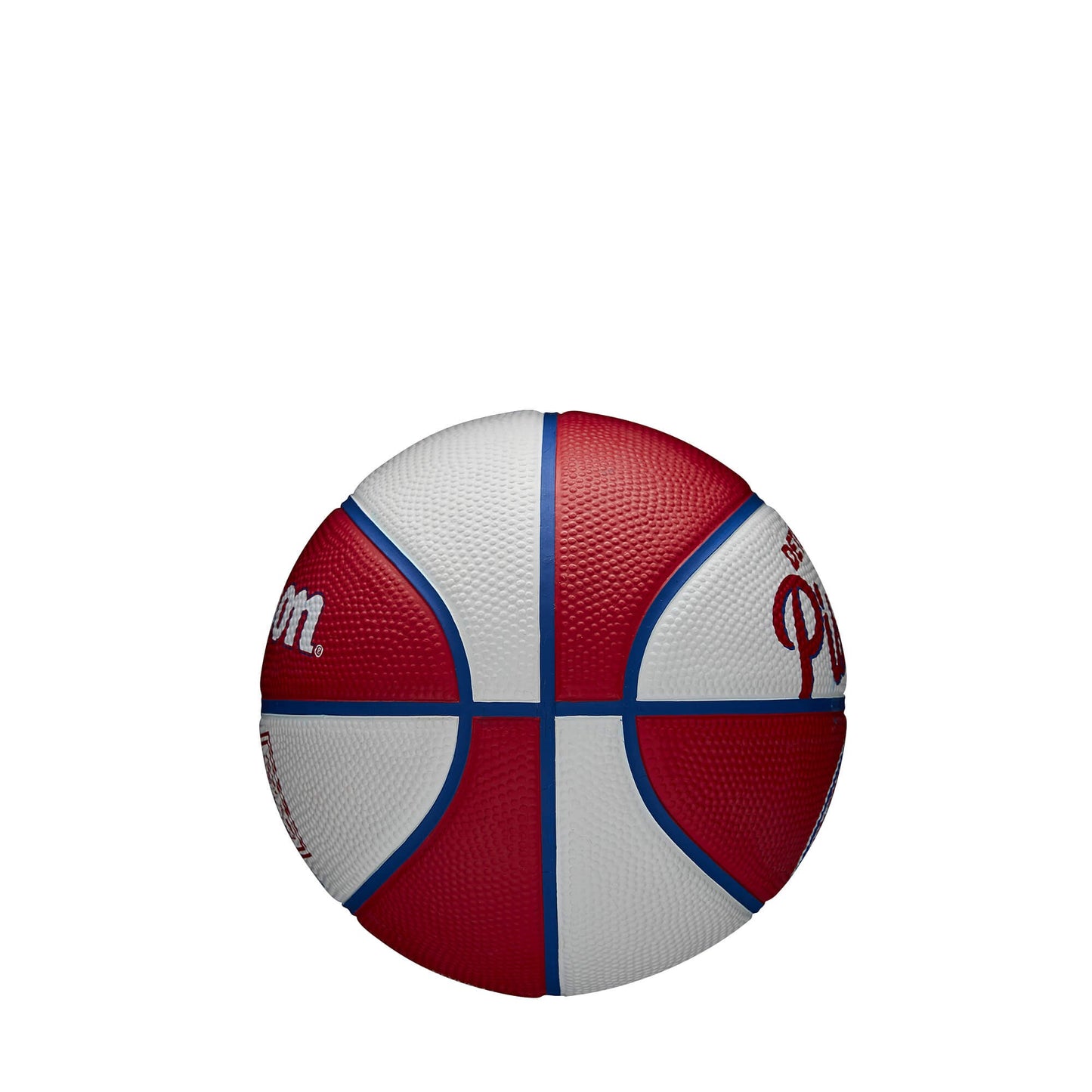 Basketbalová lopta Wilson NBA Team Retro Mini Detroit Pistons (veľkosť 3)