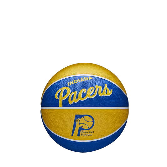 Basketbalová lopta Wilson NBA Team Retro Mini Indiana Pacers (veľkosť 3)