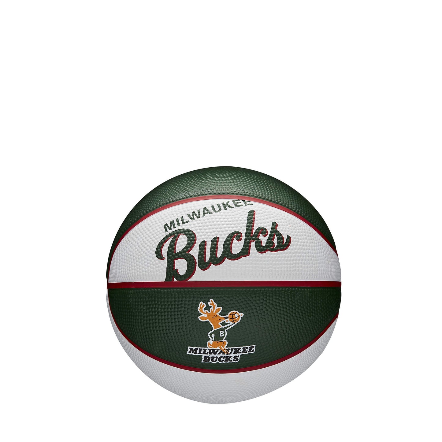 Basketbalová lopta Wilson NBA Team Retro Mini Milwaukee Bucks (veľkosť 3)