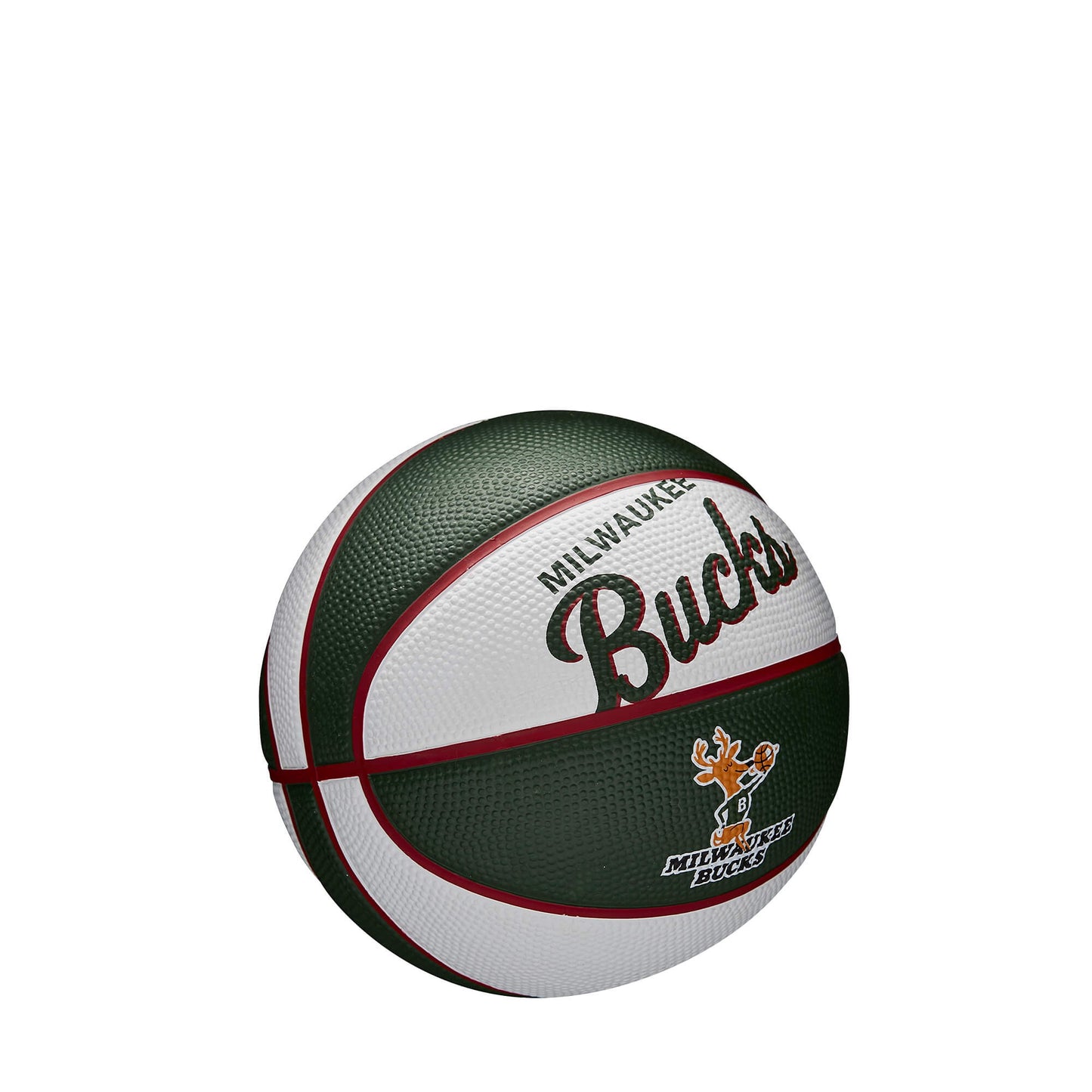 Basketbalová lopta Wilson NBA Team Retro Mini Milwaukee Bucks (veľkosť 3)