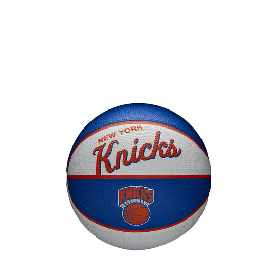 Basketbalová lopta Wilson NBA Team Retro Mini New York Knicks (veľkosť 3)