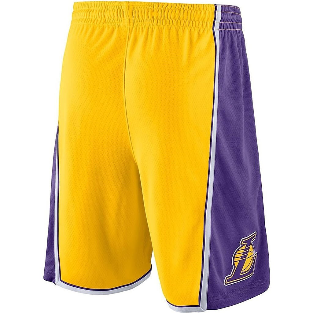 Nike Kids Boys Icon Swingman Short Los Angeles Lakers Yellow (Pre Deti 8-20 Rokov)