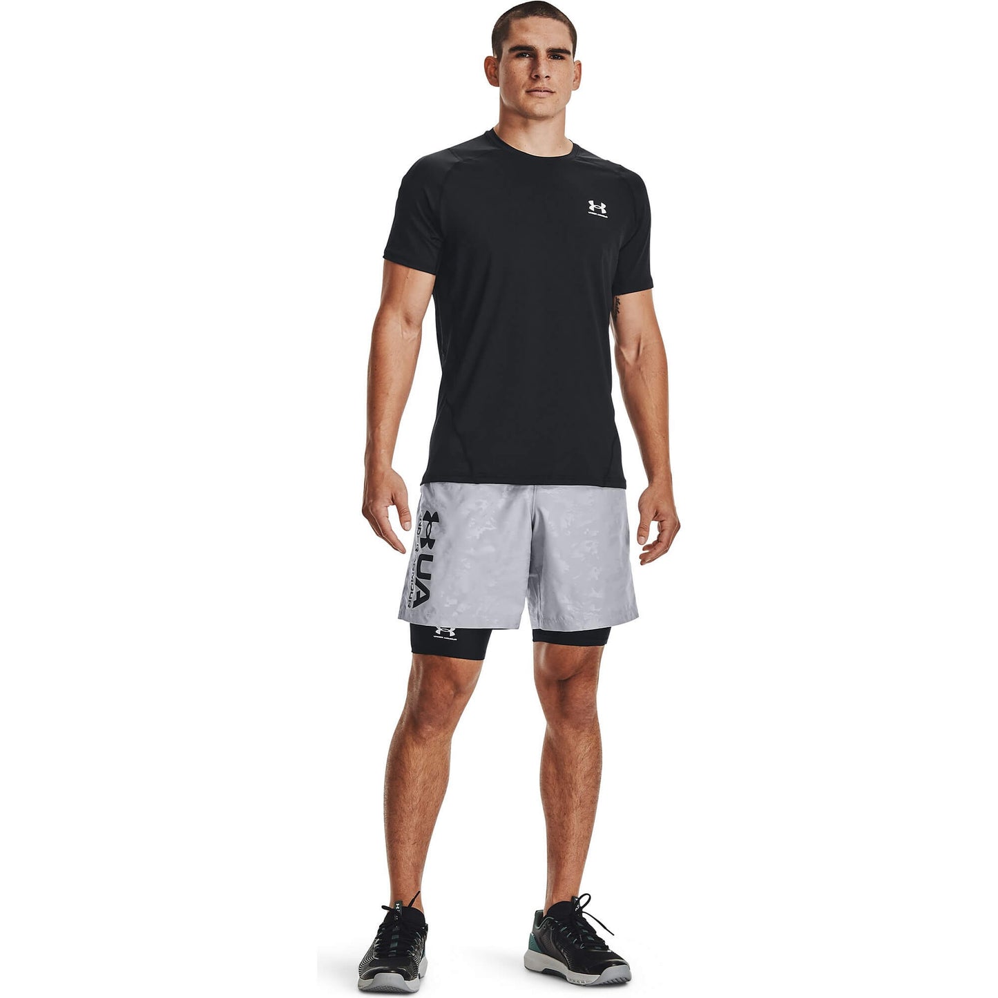 Funkčbé šortky Under Armour Heatgear® Pocket Long Shorts čierne