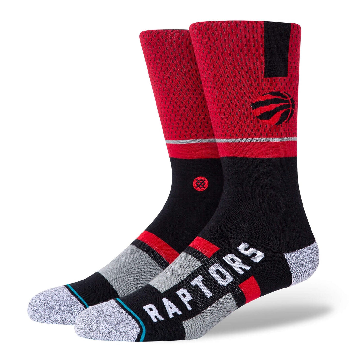 Ponožky Stance NBA Crew Toronto Raptors Shortcut červené