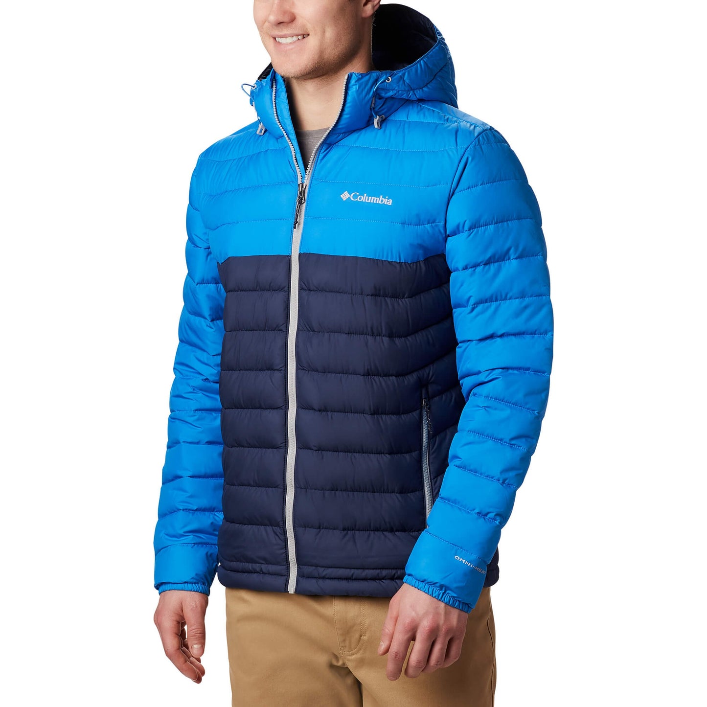 Columbia Powder Lite™ Hooded Jacket Collegiate Navy/Azure Blue