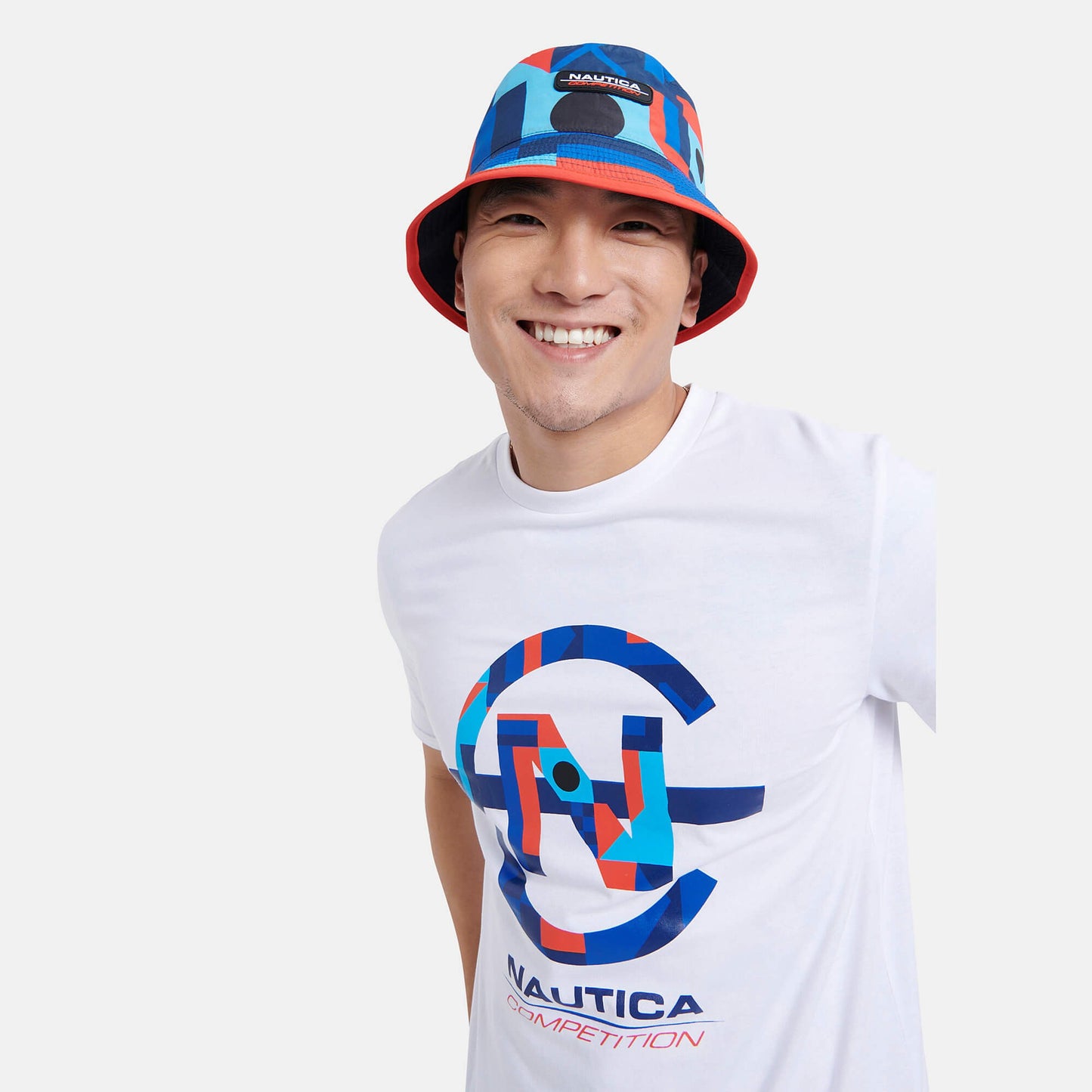 Nautica Soloman Reversible Bucket Hat Multi