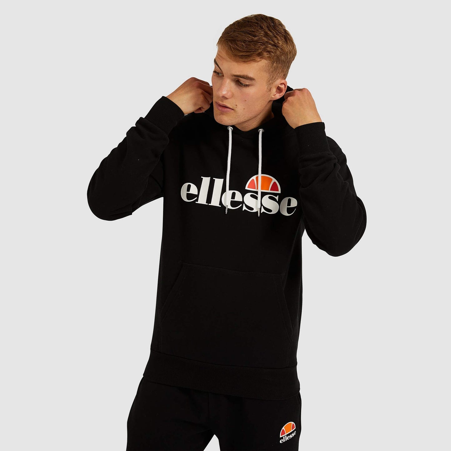 Mikina s kapucňou Ellesse SL Gottero OH Hoody čierna