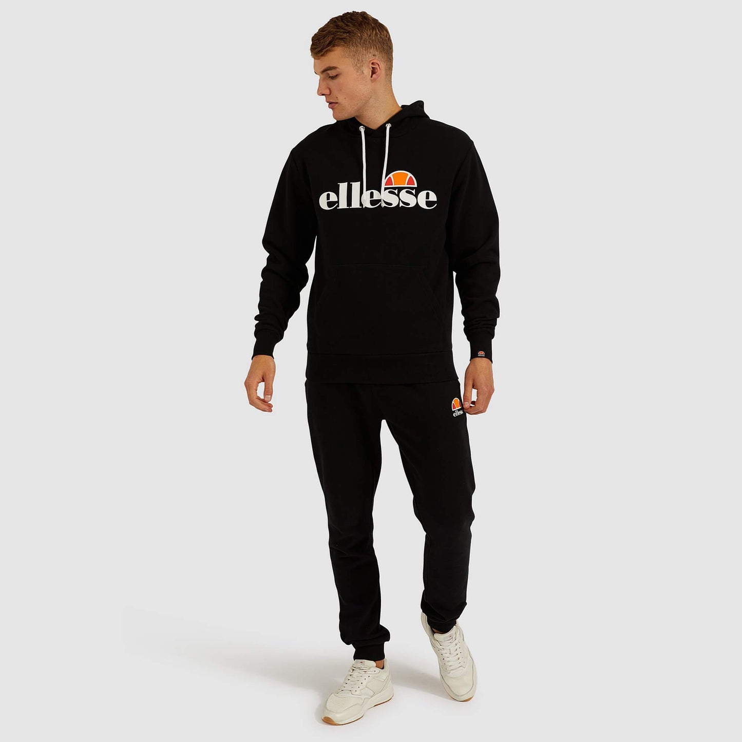 Mikina s kapucňou Ellesse SL Gottero OH Hoody čierna