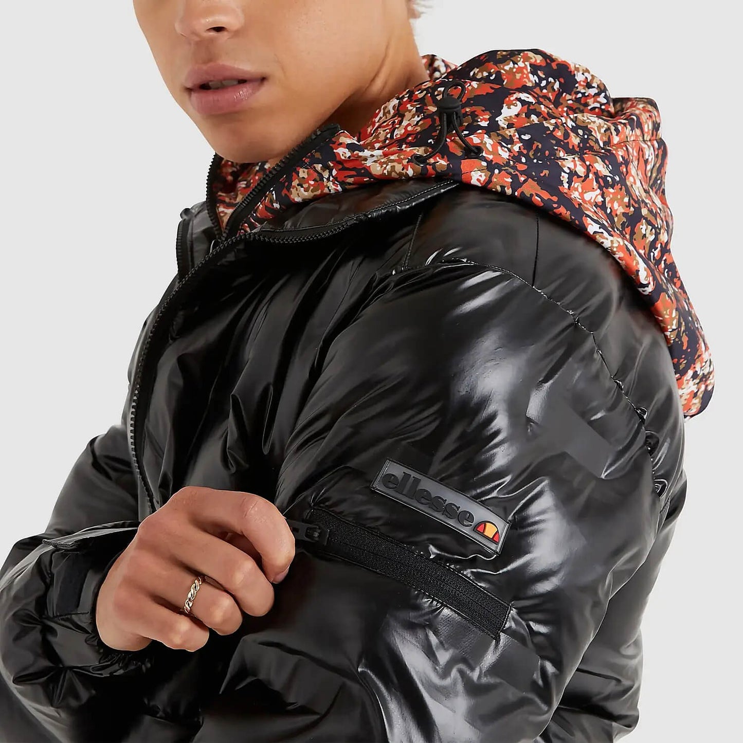 ELLESSE Vallia Padded Jacket Black/Camo