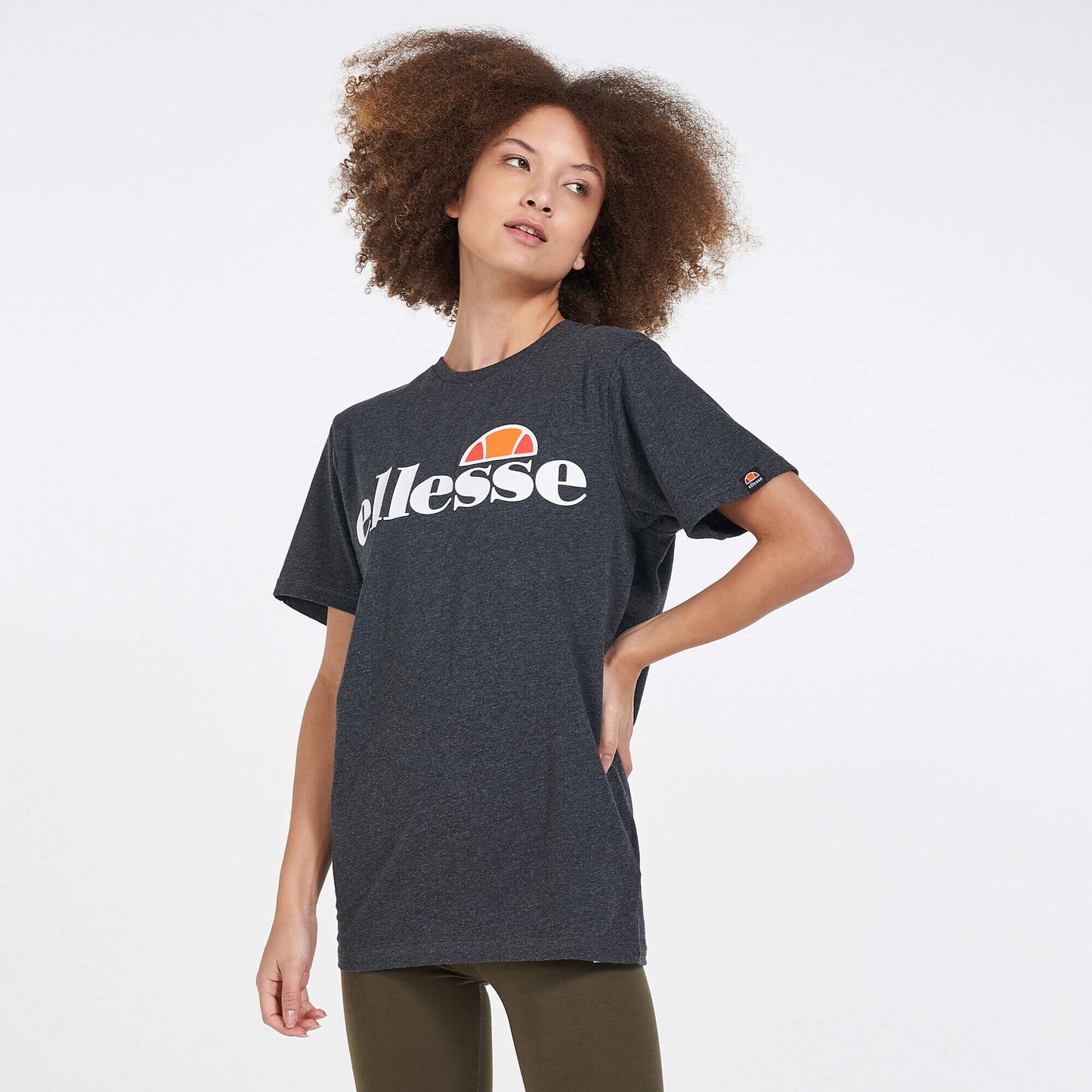 Ellesse Albany Tee Dark Grey Marl