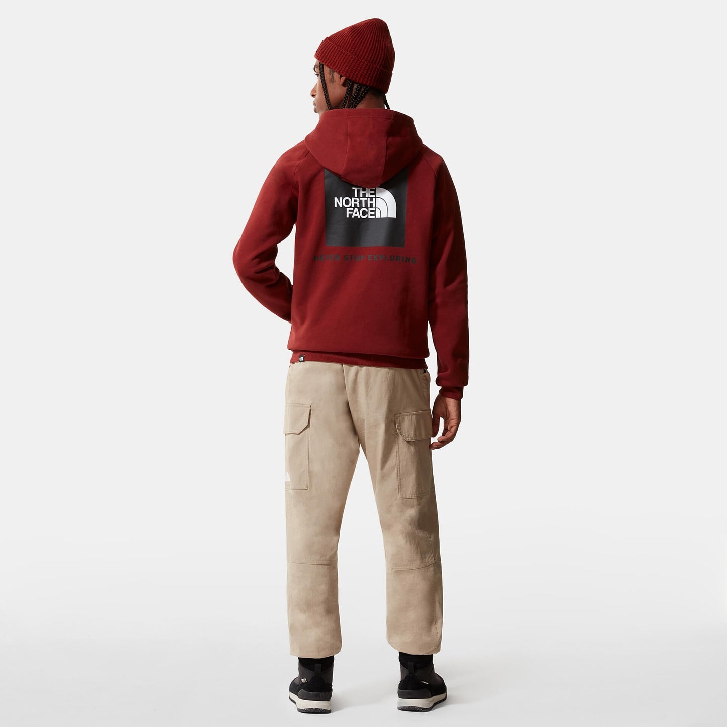 The North Face Raglan Redbox Hoodie Bordeaux