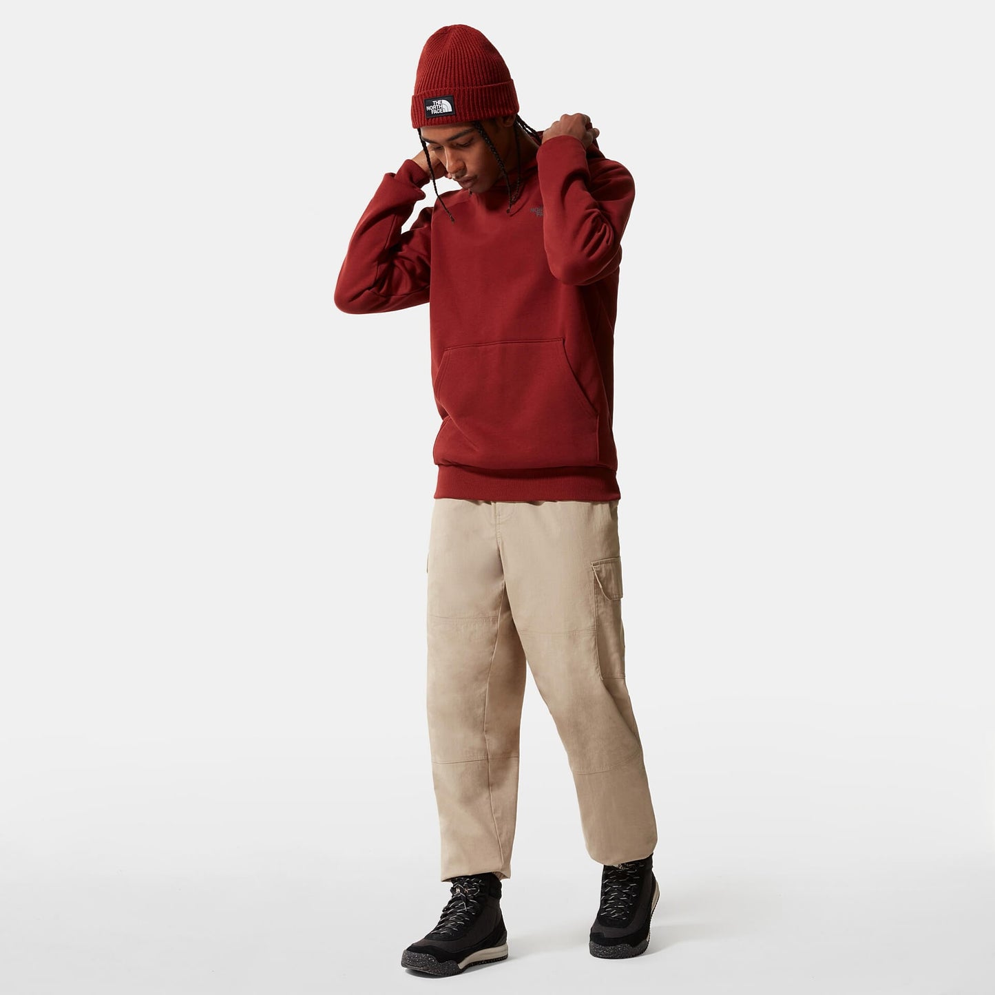 The North Face Raglan Redbox Hoodie Bordeaux