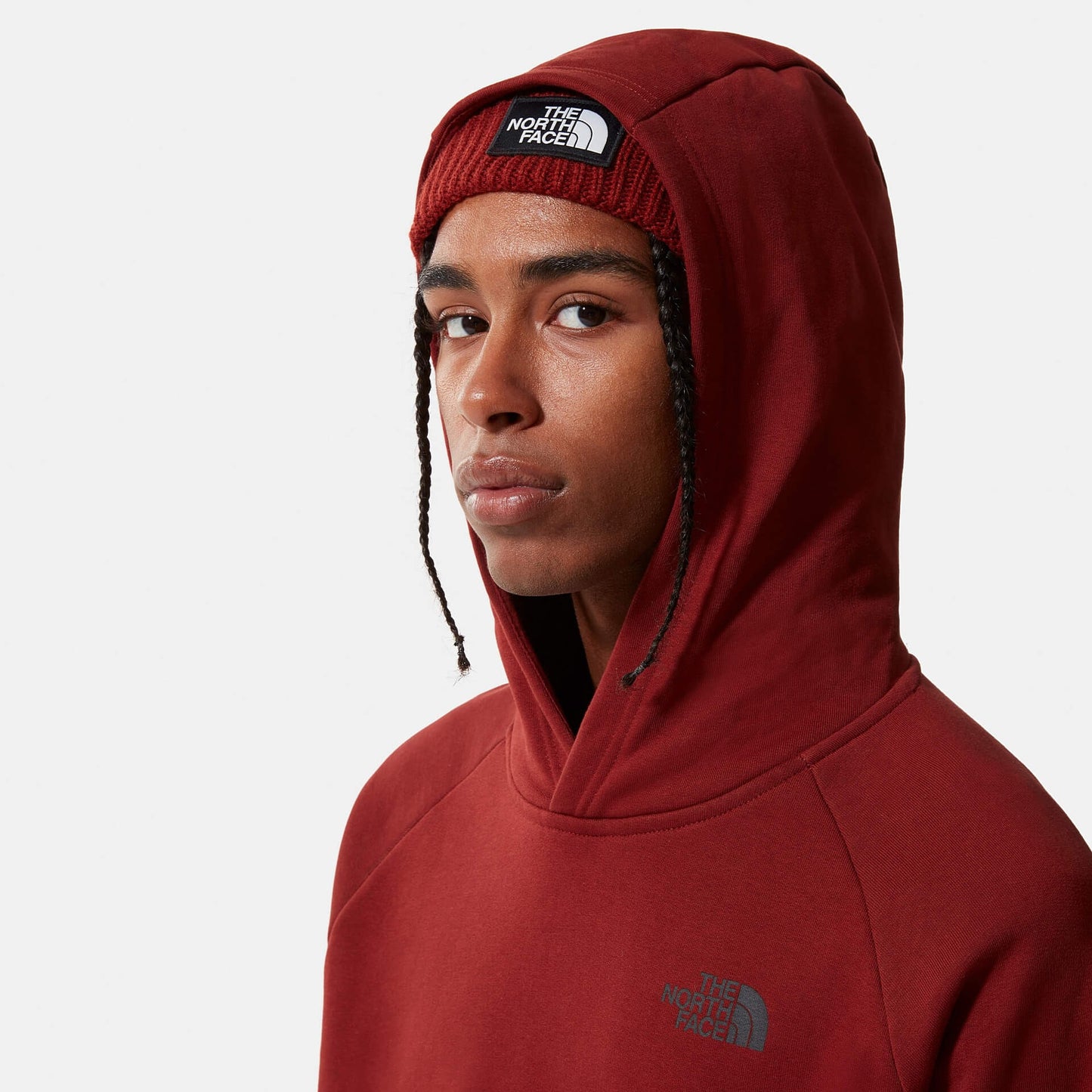 The North Face Raglan Redbox Hoodie Bordeaux