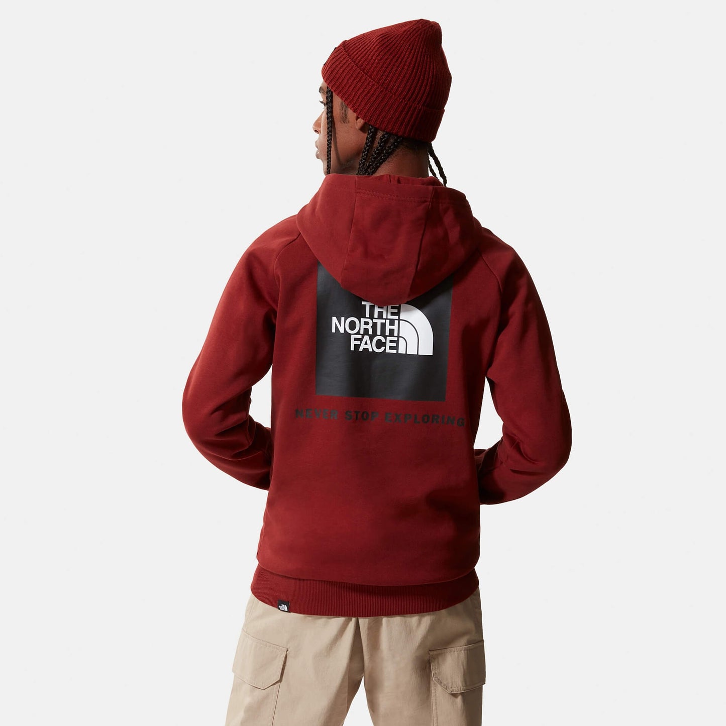 The North Face Raglan Redbox Hoodie Bordeaux