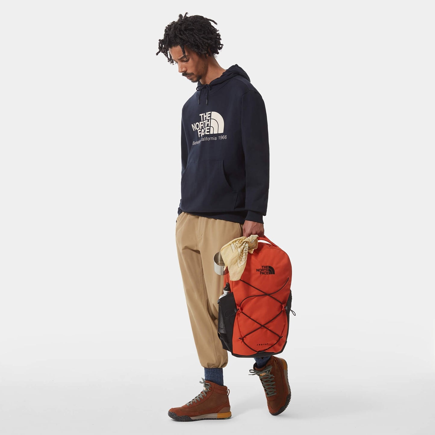 The North Face Berkeley California Hoodie- In Scrap Mat Black