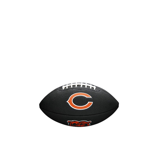 Wilson Mini NFL Team Soft Touch Football Chicago Bears Black