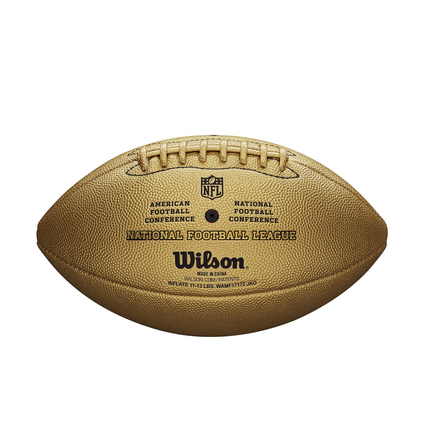 Wilson NFL Duke Metallic Edition Official Size Football Gold