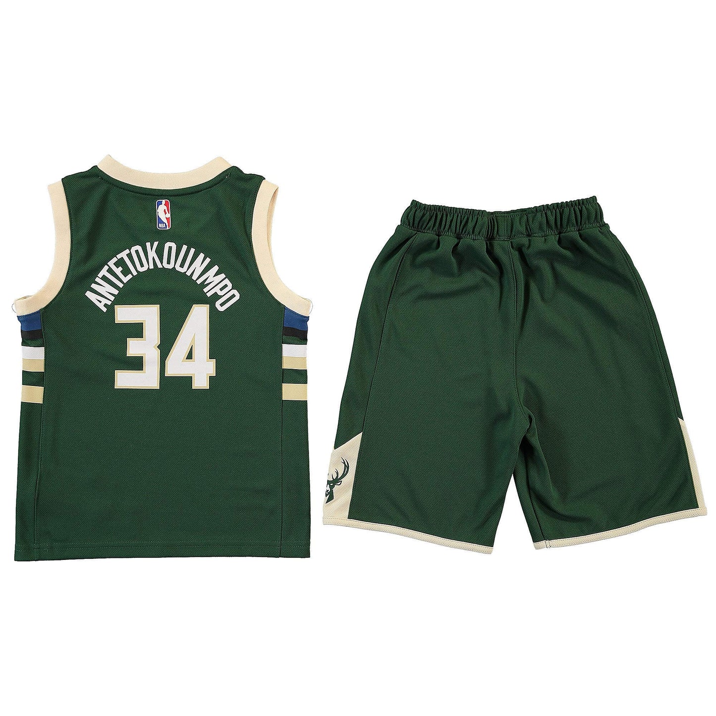 Basketbalový dres a šortky NIKE NBA REPLICA BOX SET - B4-7 Milwaukee Bucks Giannis Antetokounmpo zelený