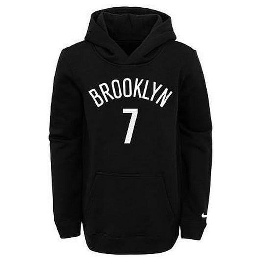 NIKE PO FLEECE ESSENTIAL N&N - ICON - B8-20 (pre deti 8-20 rokov) BROOKLYN NETS DURANT KEVIN BLACK